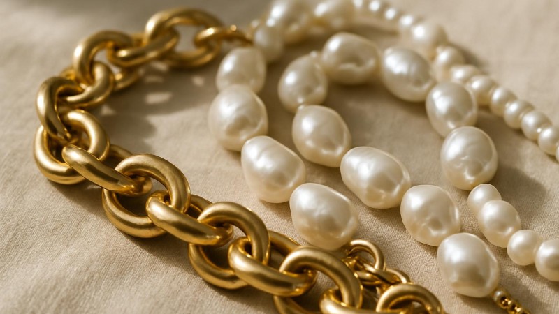 2026 Summer Jewelry Trends: Chunky Gold and Pearls