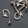 Pendant finding Hook, diameter 16×39 mm ±; packaging 20 g, 5 pcs.