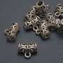 Bail Holder Fittings, 7.5×15 mm, hole diameter 4.5 mm, packaging 20 g ± 9 pcs.