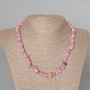 Phosphosiderite Necklace (synthetic) chip beads 9x3mm, length 47 cm