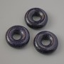 Pandora Bead Aventurine Blue Sand Night of Cairo (synthetic), diameter 15x5 mm, hole diameter 5.2 mm