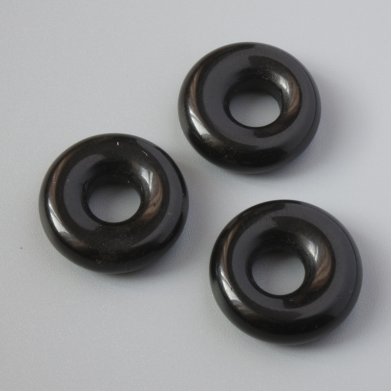 Pandora Bead, Agate Natural Stone, 15x4.5 mm, 5 mm hole diameter+