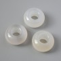 Smoky Agate Pandora Bead natural stone, diameter 14x7 mm, hole diameter 5.6 mm+
