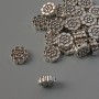Bead-insert finding, diameter 8x3 mm +/- packaging 27 pcs +/- 20 g
