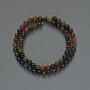 Jasper Beads (Man-made) Smooth Round Beads, 6mm Diameter, 38cm Length on Thread