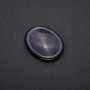 Facial massage scraper made of natural stone Aventurine 'Blue Sand' 45.5×35.5 mm