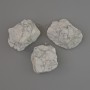 Unpolished Kaolinite Stone Pendant, from 28x21 to 36x25 mm, assorted