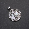 Tree of Haliotis Pendant (Synthetic), 32 mm diameter