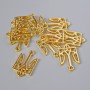 Pendant hardware 'Coat of Arms', diameter 25×15 mm, hole diameter 2.1 mm, pack of 7 pcs ±, gold-tone metal color