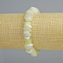 Jadeite bracelet with natural stone chips, diameter 10×3 mm ±, length 18 cm ± (stretch)