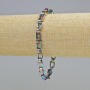 Xuping Bracelet with 'Gasoline' Plating 18K, thickness 6 mm, length 22 cm