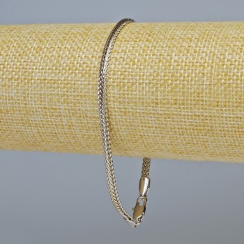 Xuping Rhodium Bracelet, 3.5 mm thickness, 21 cm length
