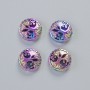 Hematite Bead 'Tree' in Chameleon Color, diameter 12.5 x 4.5 mm ± (4 pcs)