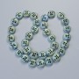 Hematite Beads Matte Chameleon Color, 12x4.5 mm, 41 cm Length on Thread
