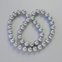 Hematite Beads AAA Ball, Silver Color, 10mm Diameter, 42cm Length on Thread
