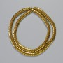 Hematite Beads Snake Zigzag Gold 5x4x3 mm