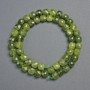Jadeite Beads, Faceted Cube, 5×5 mm, Length 37 cm +/-