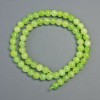 Onyx Beads, Natural Stone, Smooth Round Beads, Diameter 6.5 mm, Length 38 cm on Thread