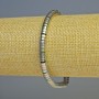 Hematite Rondelle Bracelet Multicolor, diameter 5×2 mm, length 18 cm, stretch