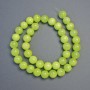 Onyx Beads Smooth Ball (Pressed), Diameter 10.5 mm, Length 39 cm on Thread