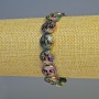 Hematite Bracelet 'Tree' in a chameleon color, diameter 12.5×4.5 mm, length 18 cm, stretch