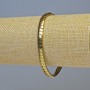 Hematite Bracelet 'Snake Zigzag Wave' Gold Color, 5×4×3 mm, 18 cm Stretch