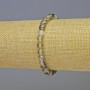 Dragon Vein Agate Bracelet, smooth beads, 6 mm diameter, 18 cm length, stretch