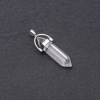 White Hexagonal Pendant 41x34x9 mm