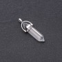 White Hexagonal Pendant 41x34x9 mm