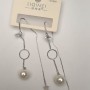 Long 925 Mallorca series stud earrings