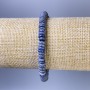 Sodalite Rondelle Bracelet 6x2mm, 18 cm, stretch