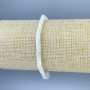Stretch bracelet with cylindrical mother-of-pearl beads, diameter 13×4 mm, length 18 cm