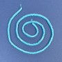 Turquoise Beads (Artificial) Square Rondelle 2.5x1 mm+ on a strand, length 39 cm+