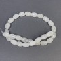 Beads, Rock Crystal, Natural Stone, Barrel-Shaped, 10x14 mm, Hole Diameter ~1 mm, Length 38 cm