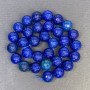 Lapis Lazuli Beads Smooth Sphere 12 mm Diameter ± hole, Length 39 cm ±