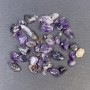 Natural Amethyst Nuggets, Faceted, Undrilled, 7-12×6-9 mm (+-)