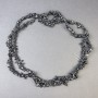 Agate chip beads 6x3mm on a thread, length 88cm+