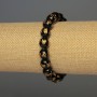 Agate Bracelet (Artificial) with Smooth Beads, 10 mm Diameter, 18 cm Length, Stretch