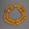 Amber Chip Beads, diameter 7×4-5 mm, length 39 cm