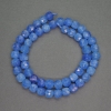 Apatite beads (synthetic) faceted cube, 7mm diameter, 40cm length
