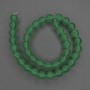 Chrysoprase Beads, Smooth Sphere, 10 mm Diameter, on Thread, 38 cm Long