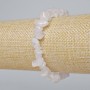 Bracelet with Rock Crystal Chips, diameter 5–12×2–5 mm, length 18 cm, stretch