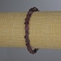 Rhombus-shaped Faceted Tourmaline Bracelet, 6x5 mm, 18 cm length, stretch
