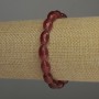Tourmaline Bracelet - Faceted Beads, Bead Diameter 12×7.5 mm, Length 18 cm (stretch)