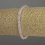 Pink Quartz Rondelle Bracelet, 4.5 × 3 mm, 18 cm stretch