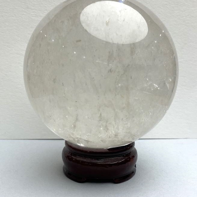 Crystal souvenir ball, diameter 11 cm ± weight 1576 g, price per piece