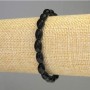 Agate Grain Bracelet, 12×8 mm beads, 18 cm stretch