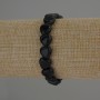 Clearance! Agate natural stone heart-shaped bracelet, 10x10 mm diameter, 18 cm length, stretch
