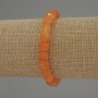 Mashan Jade Bracelet with Faceted Cube, 7×7 mm, 18 cm, stretch