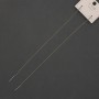 Xuping Rhodium-Plated Chain with Pendants Stud Earrings, length about 17 cm, thickness 0.7 mm